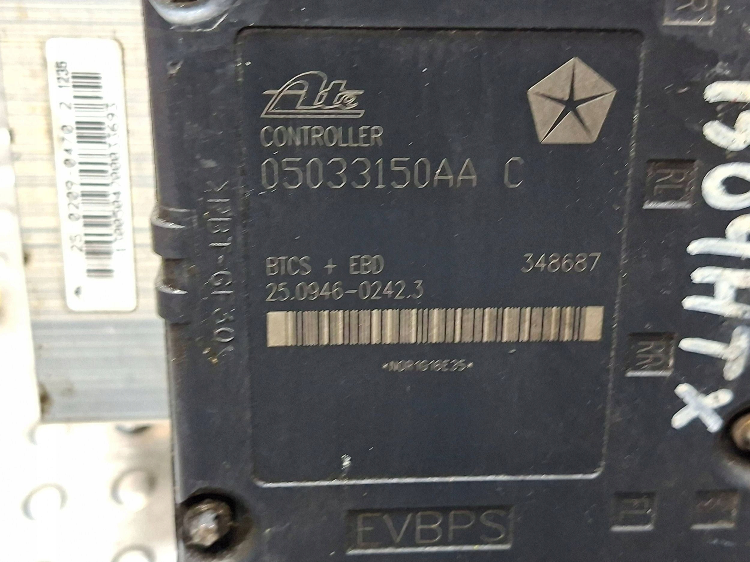 pump control unit ABS CHRYSLER PT CRUISER 00-10 05033150AA 25.0946-0242.3