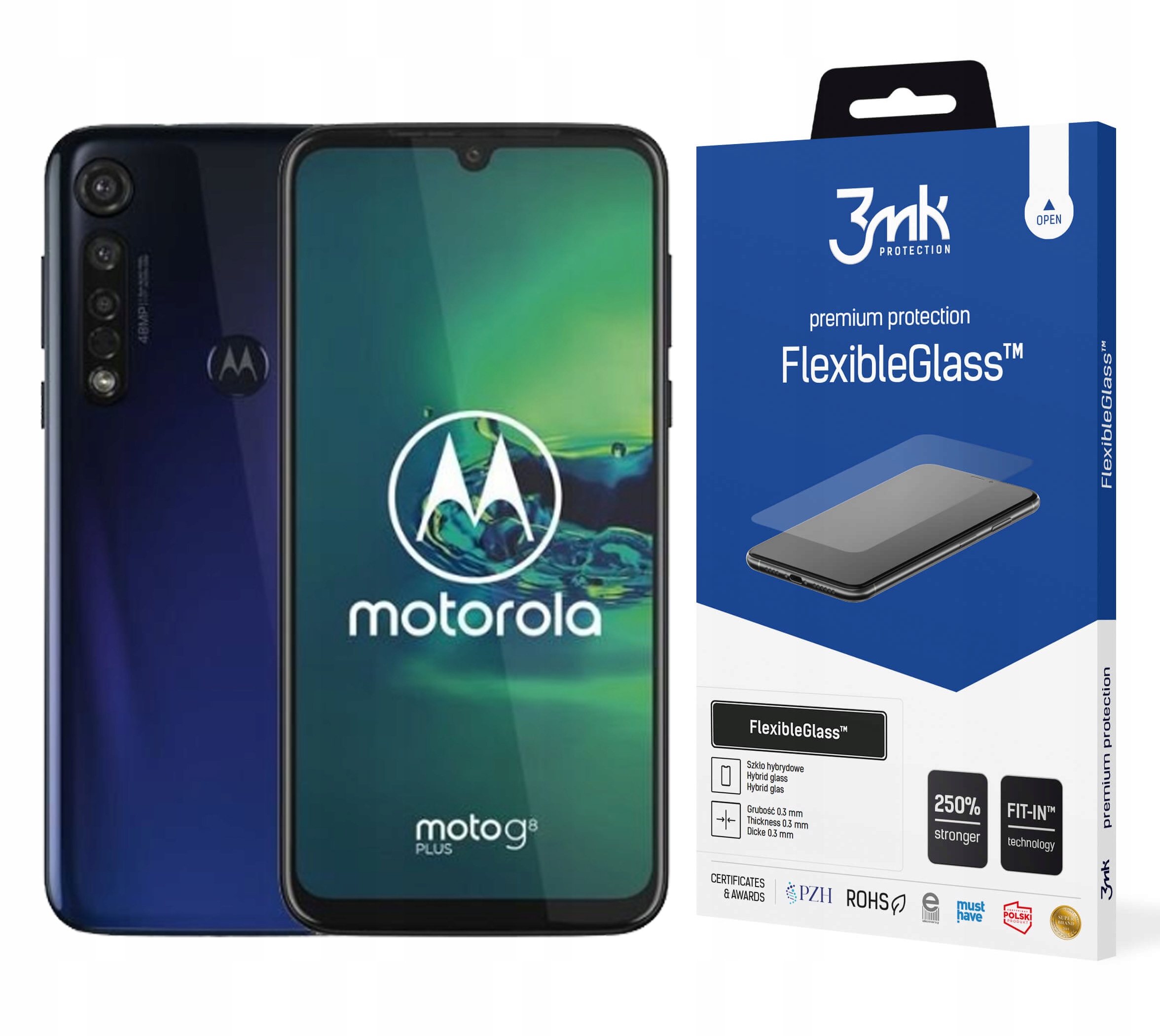 

3MK FlexibleGlass do Motorola Moto G8 Plus