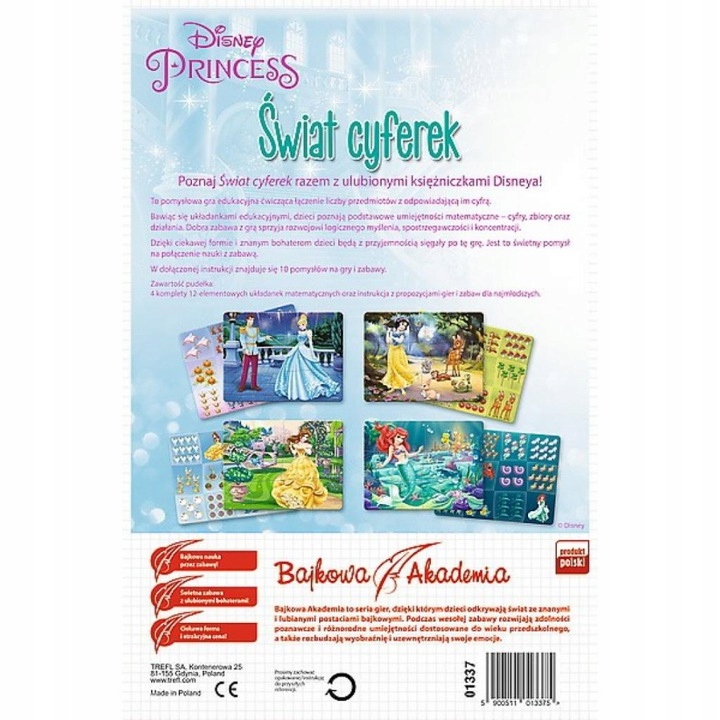 TREFL BAJKOWA AKADEMIA ŚWIAT CYFEREK KSIĘŻNICZKI Maksymalna liczba graczy 4
