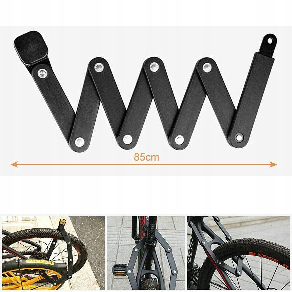 ZAMEK DO ROWERU, ZAPIĘCIE ROWEROWE Z UCHWYTEM Waga 880 g