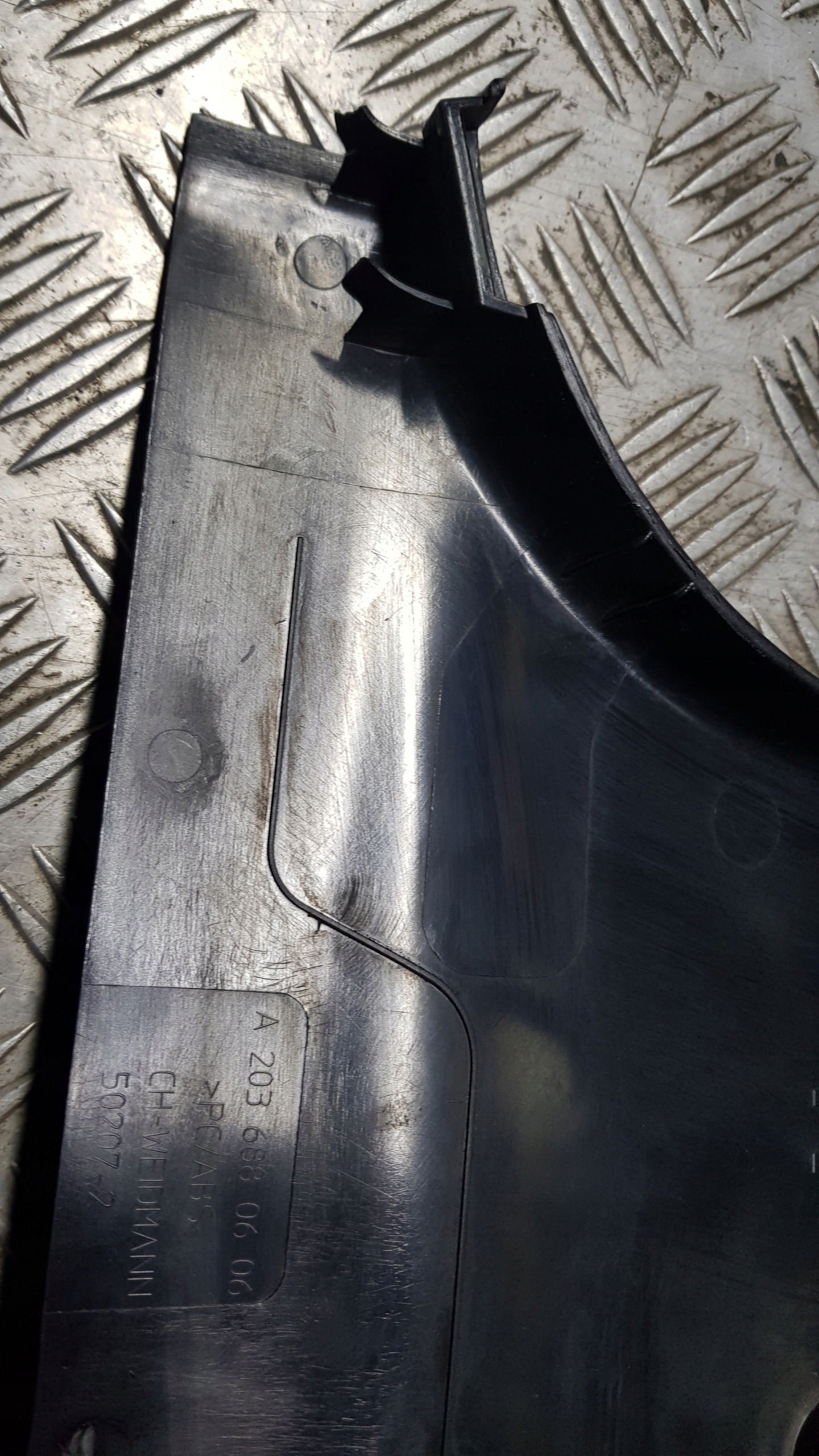 MERCEDES W203 cover SLUPKA right COUPE