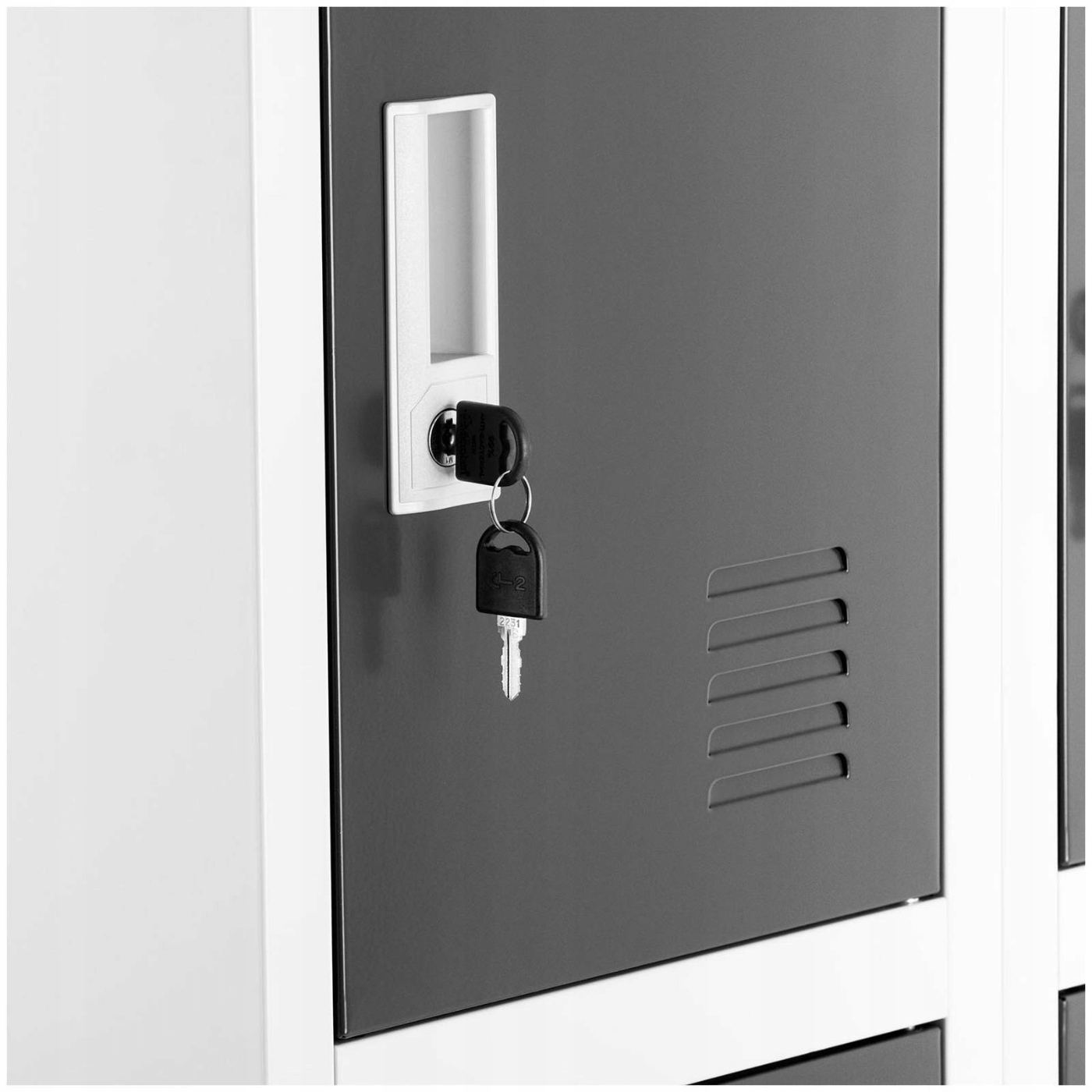 Szafka BHP 12 skrytek Fromm Starck STAR_MCAB_31 Głębokość produktu 45 cm