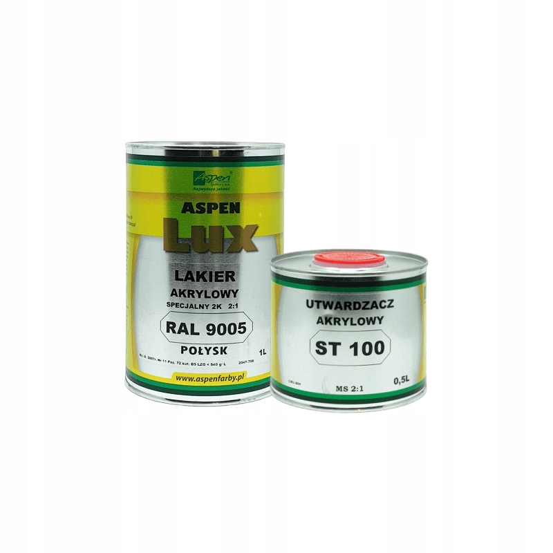 Акриловый лак RAL 9005 блеск 1,5 л