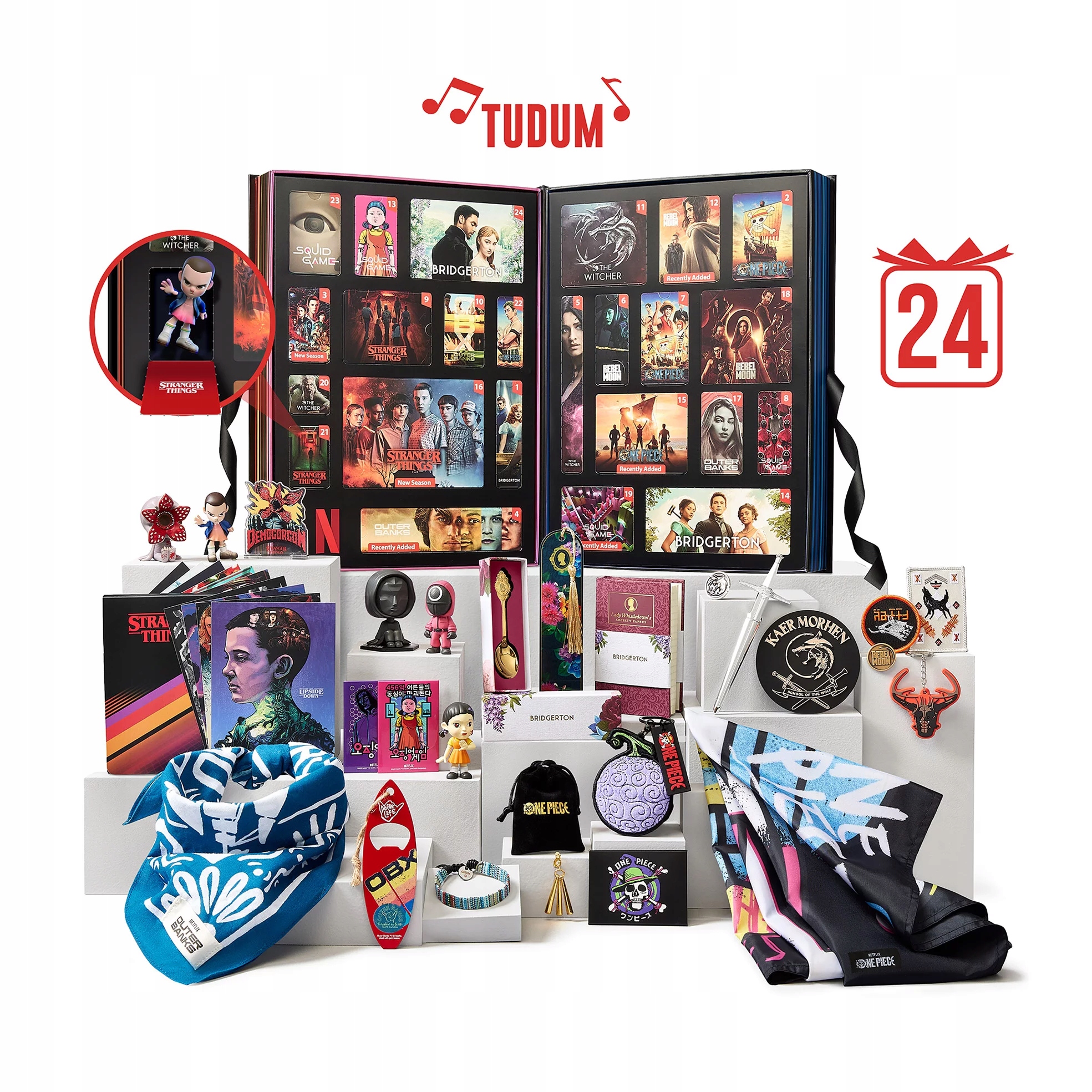 Адвент-календарь YuMe Toys Netflix Gift Box Countdown, 24 коллекционных предмета — фото 4