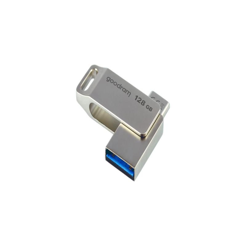 PenDrive 3.2 GOODRAM ODA3 SILVER 128GB TYPE-A + TYPE-C Marka GOODRAM
