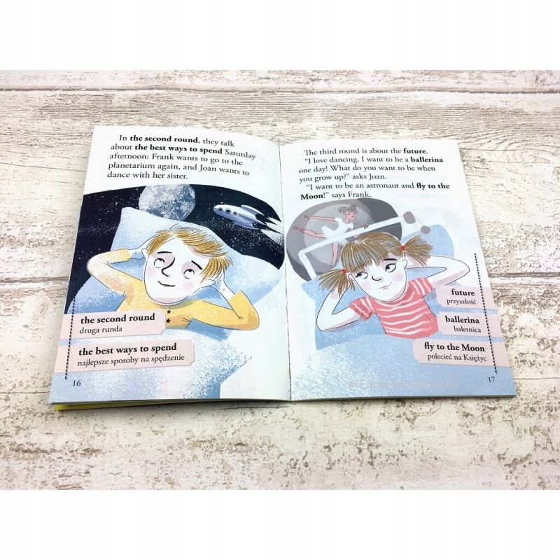 Frank and the Moon/Frank i Księżyc. Czytam po angi Forma pozostałe