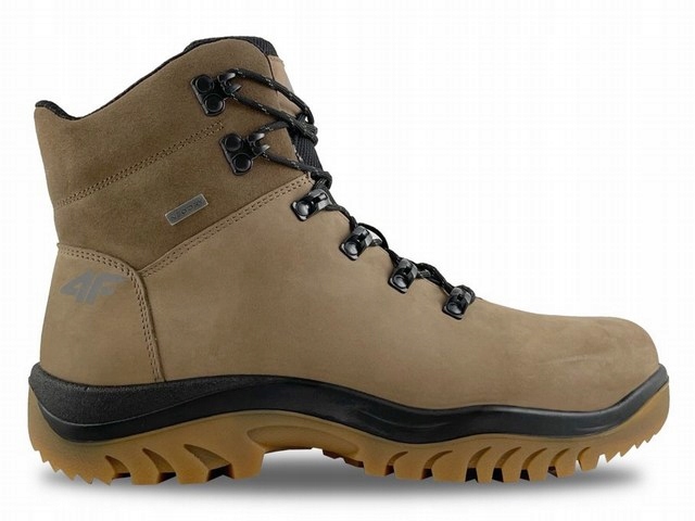 Buty Męskie 4F Trekkingowe Skórzane Wysokie