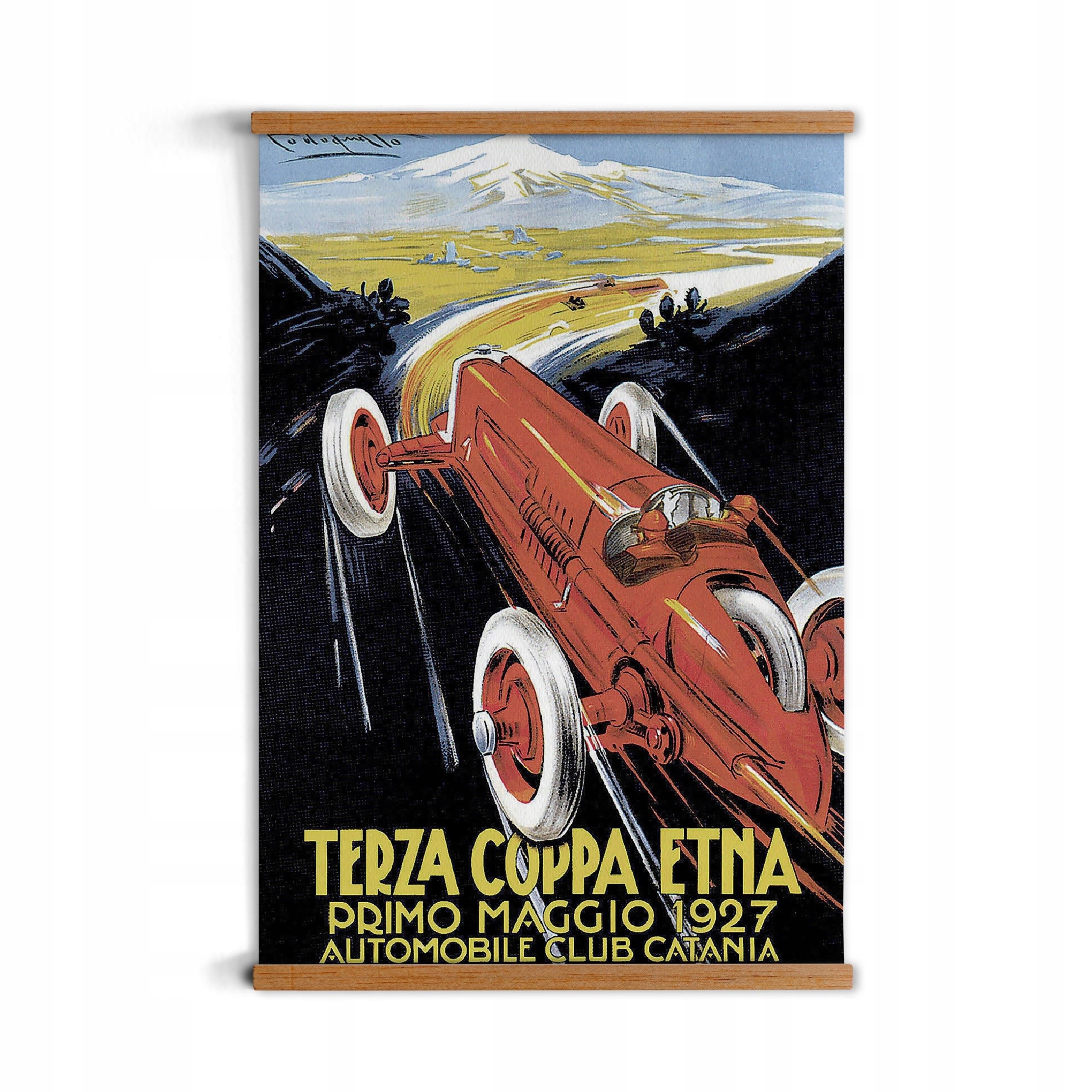 Grand Prix Etna grafika s přívěskem A3 do pokoje