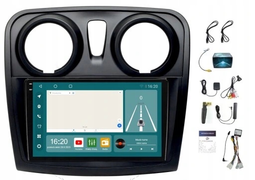 Rádio Navigace Dacia Logan Sandero 2012-19 Carplay Android 8/256GB Sim