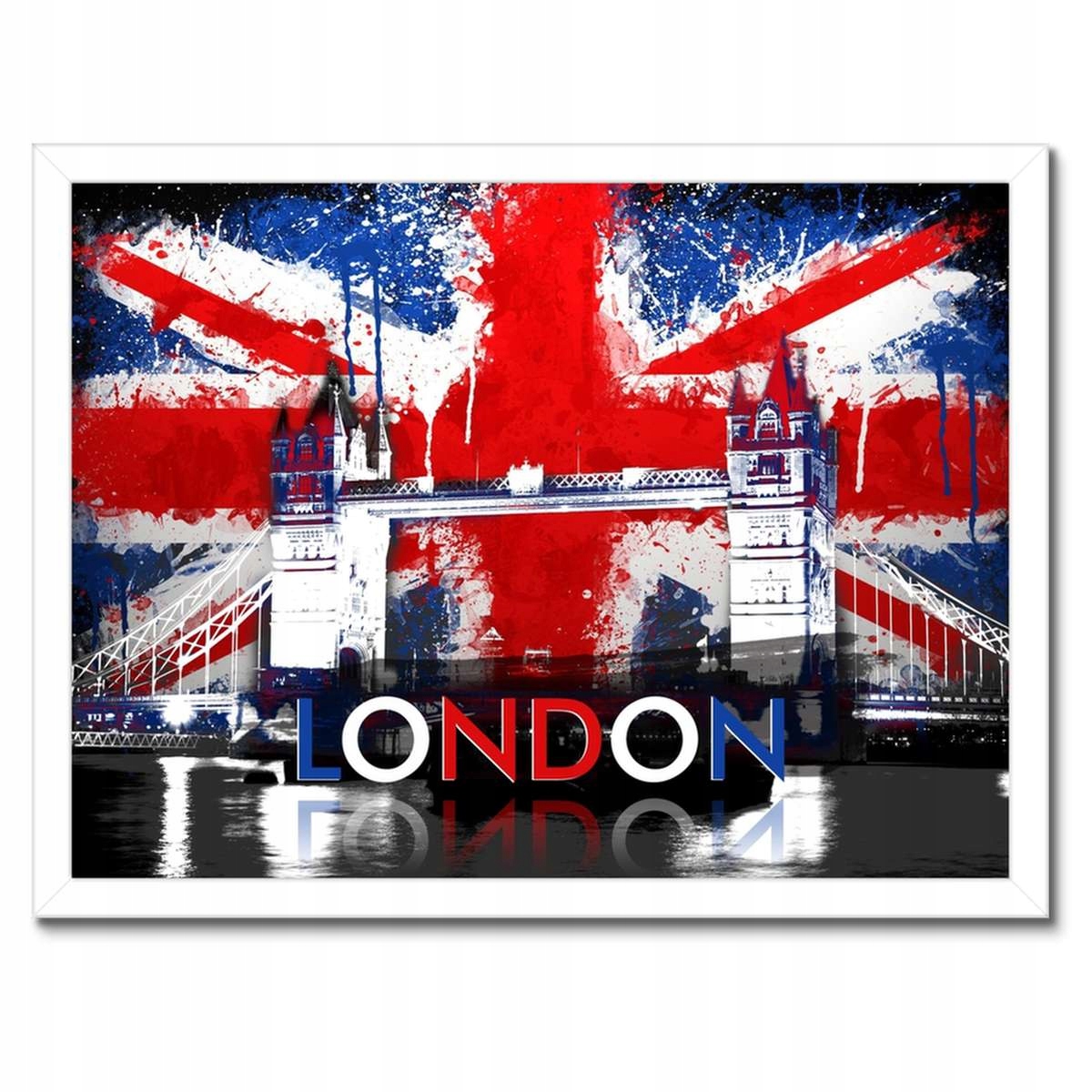 Plakáty v rámu 40x30 London City Londýn Anglie Tower Bridge Most