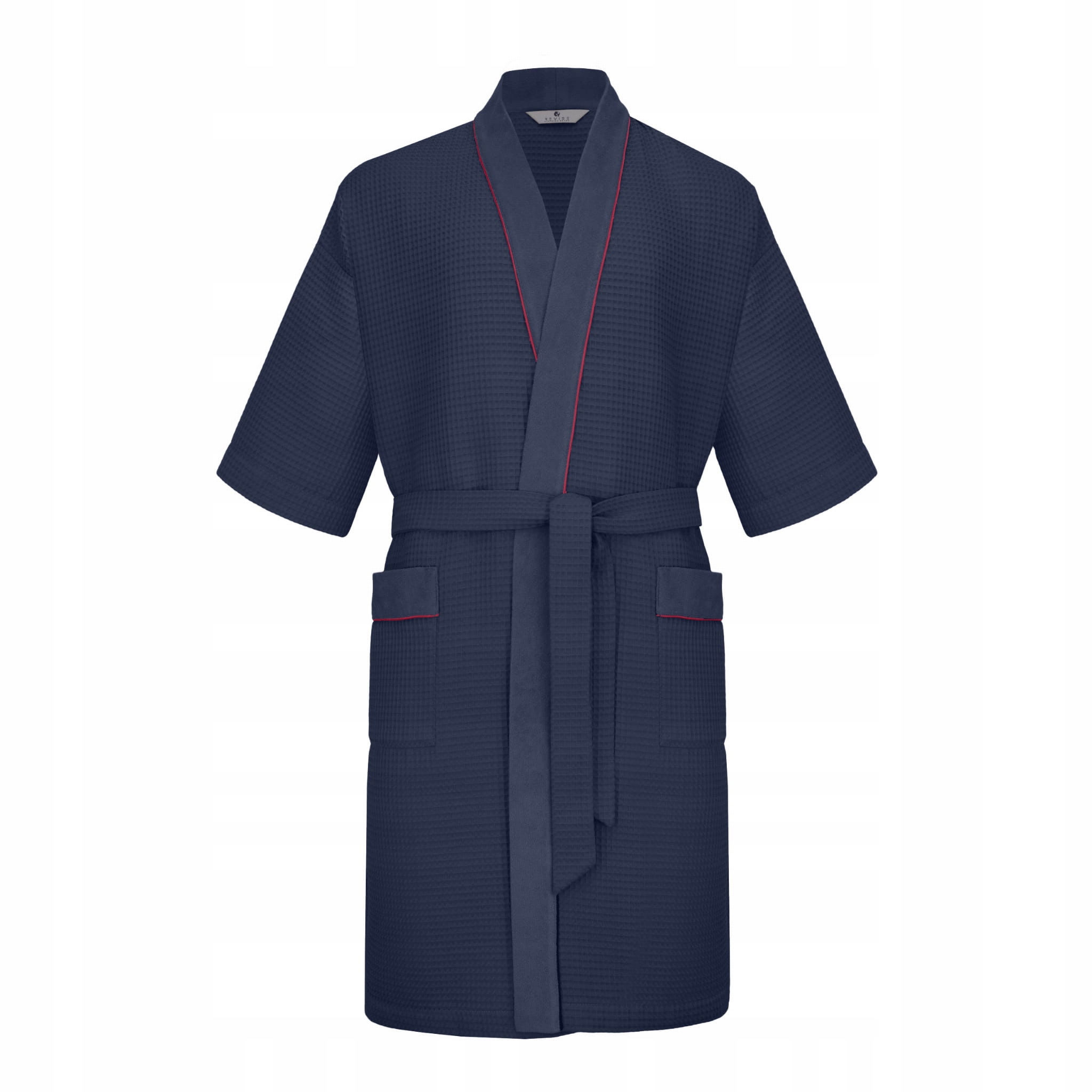 Revise RE-521 Župan kimono 100% bavlna tmavě modrá L Wafel Gofe