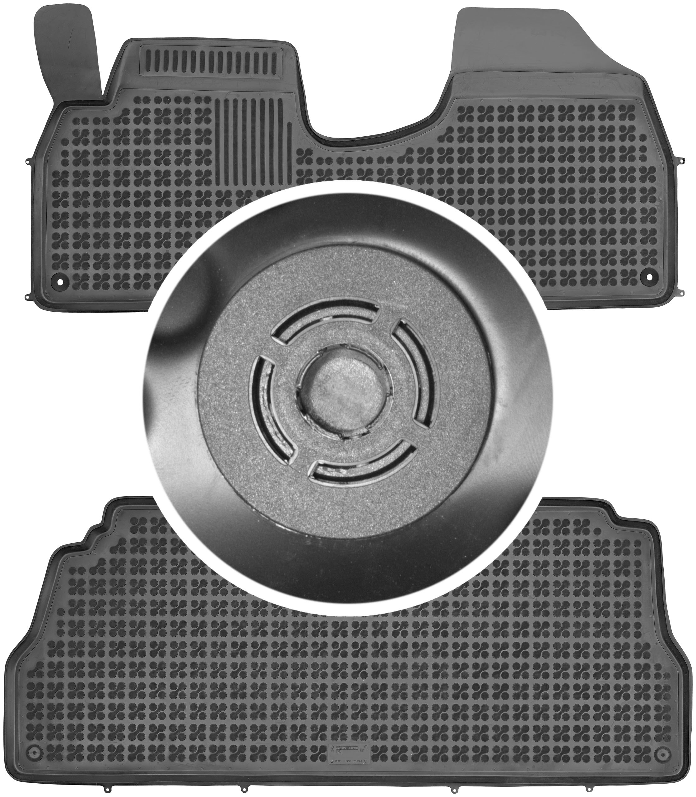 Lancia Zeta 1994-2002 Gumové rohože do auta Upevnenie