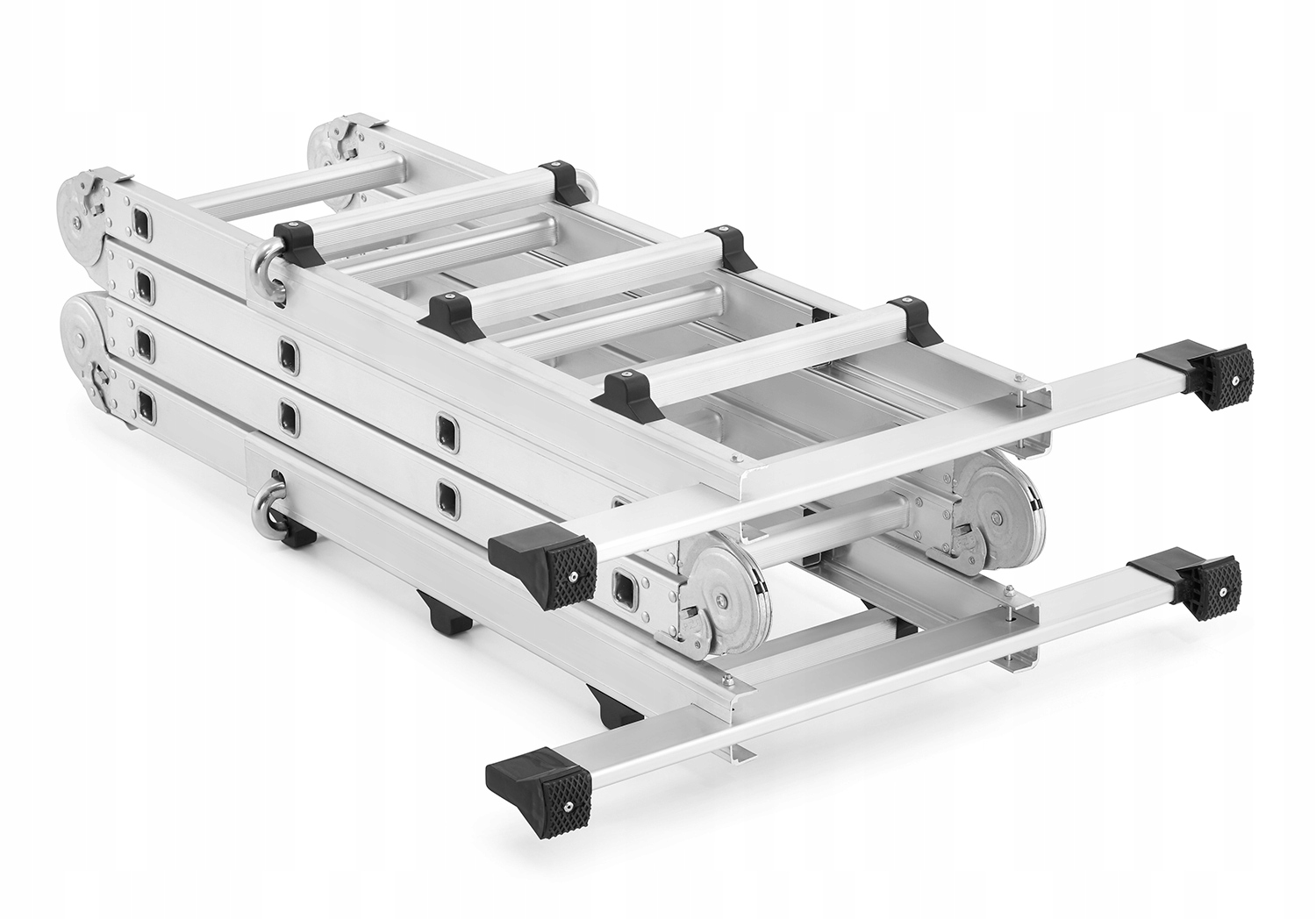 Drabina przegubowa teleskopowa HIGHER 4x3 + podest roboczy — 27