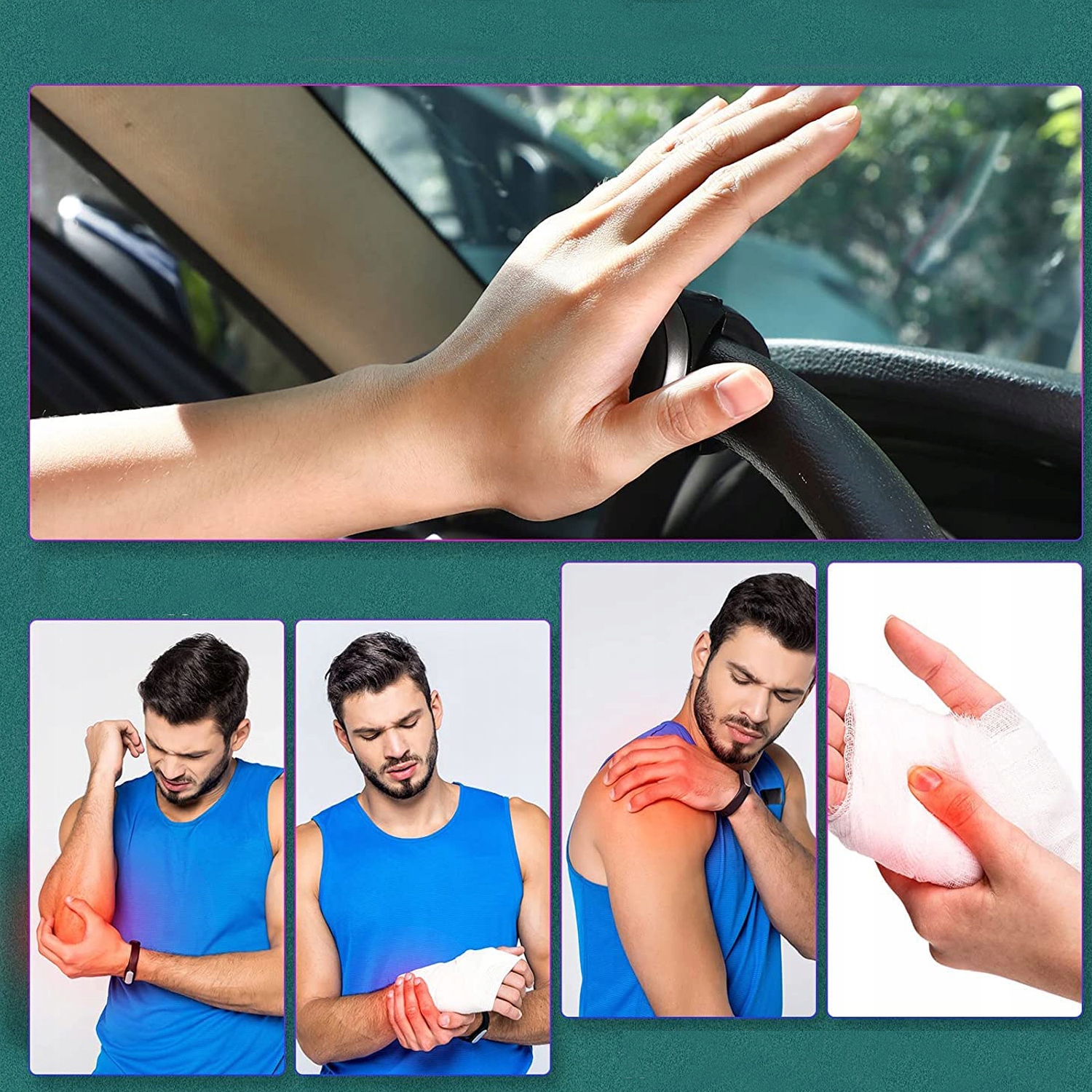 GAŁKA UNIWERSALNA KIEROWNICY DO SAMOCHODÓW OBRÓT O 360 STOPNI CZARNA Producent części inny