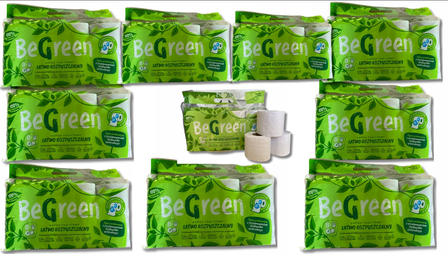 sada 80 rolí, rozpustný turistický kempingový toaletní papír