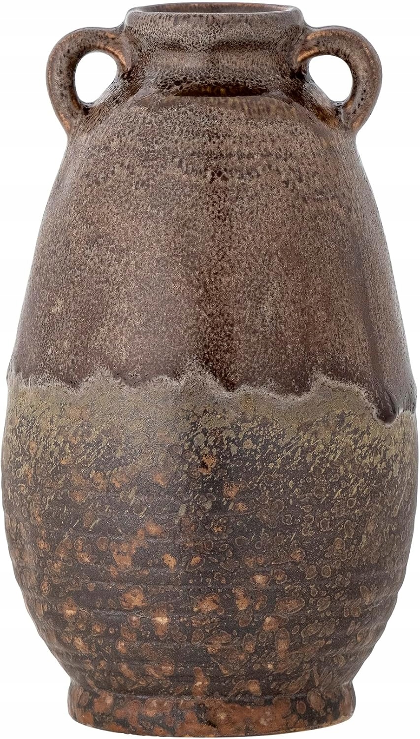 Váza Kamionkový Reina Ručne Maľovaný Bloomingville, Hnedý, 16 CM
