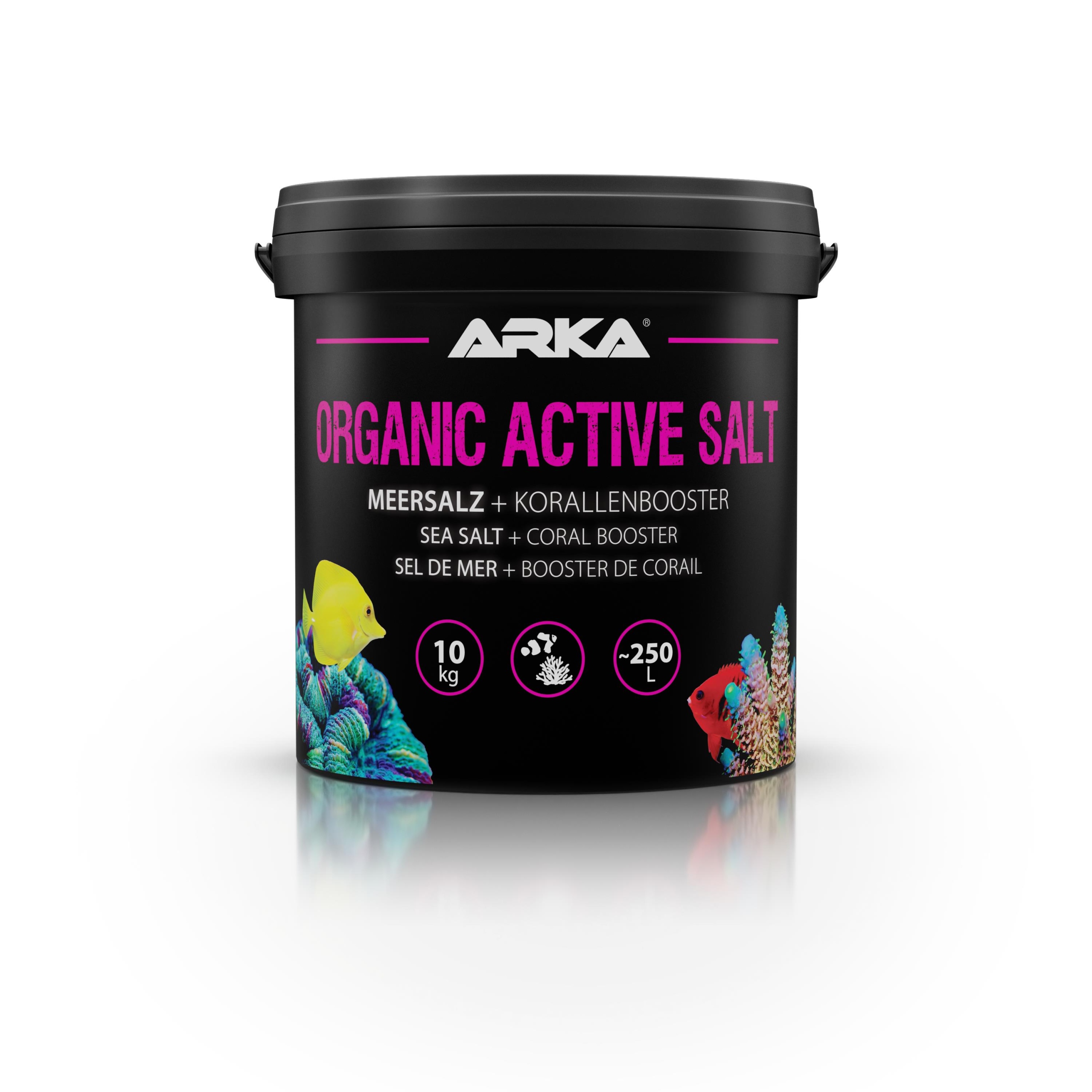 Levně Organická Mořská Sůl Do Akvária Pro Korály A Ryby Kbelík 10 Kg