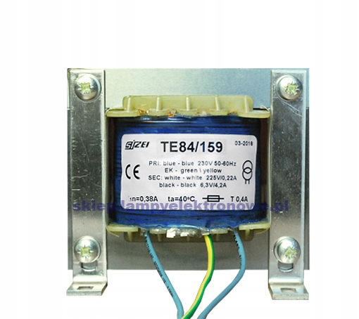 Síťový transformátor pro lampové zesilovače TE84/159