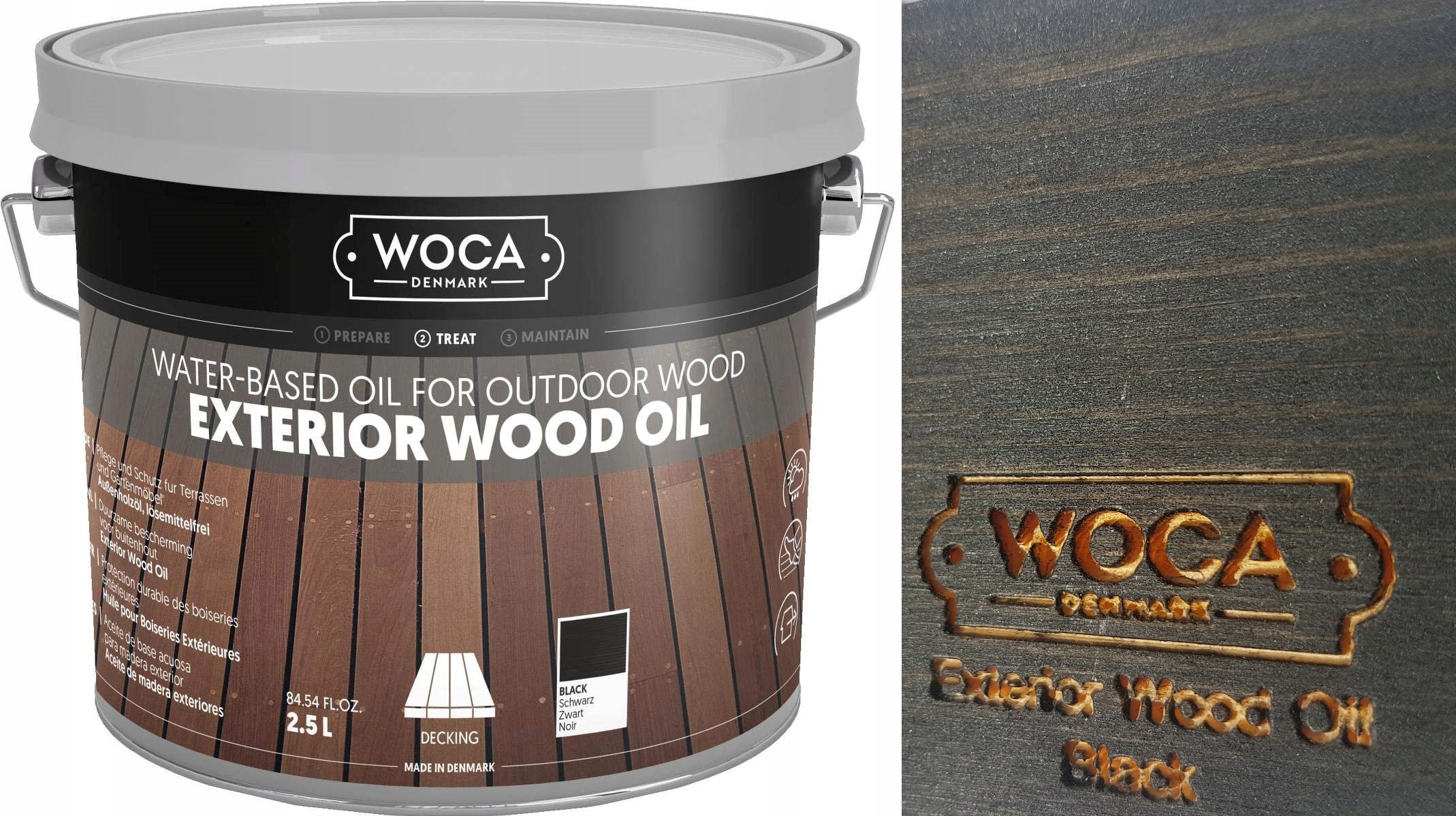 

Woca Exterior Oil Black 2,5L olej do tarasów
