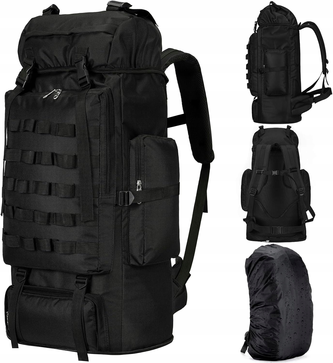 Plecak Militarny Taktyczny Wojskowy Survival Outdoor Bushcraft 80L