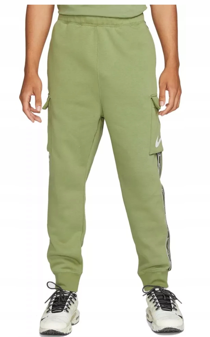 Pánské kalhoty Nike Cargo Joggers Repeat Fleece DX2030-334 L