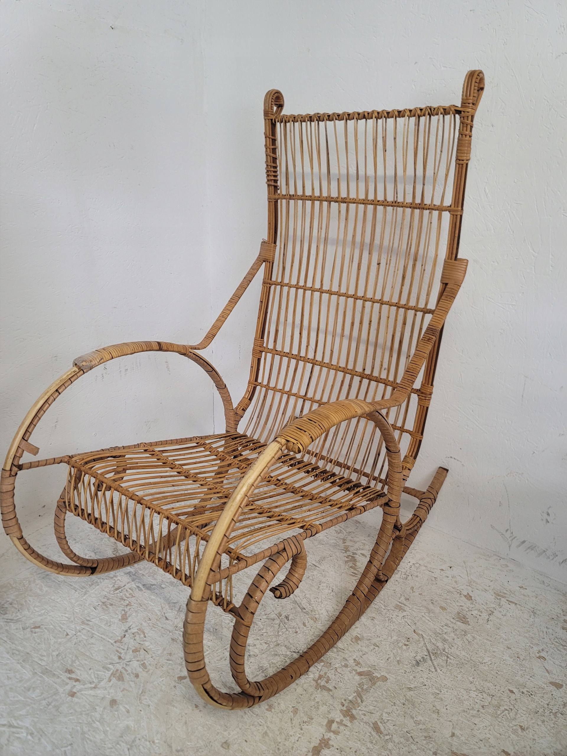 Fotel Bujany Wiklina Boho