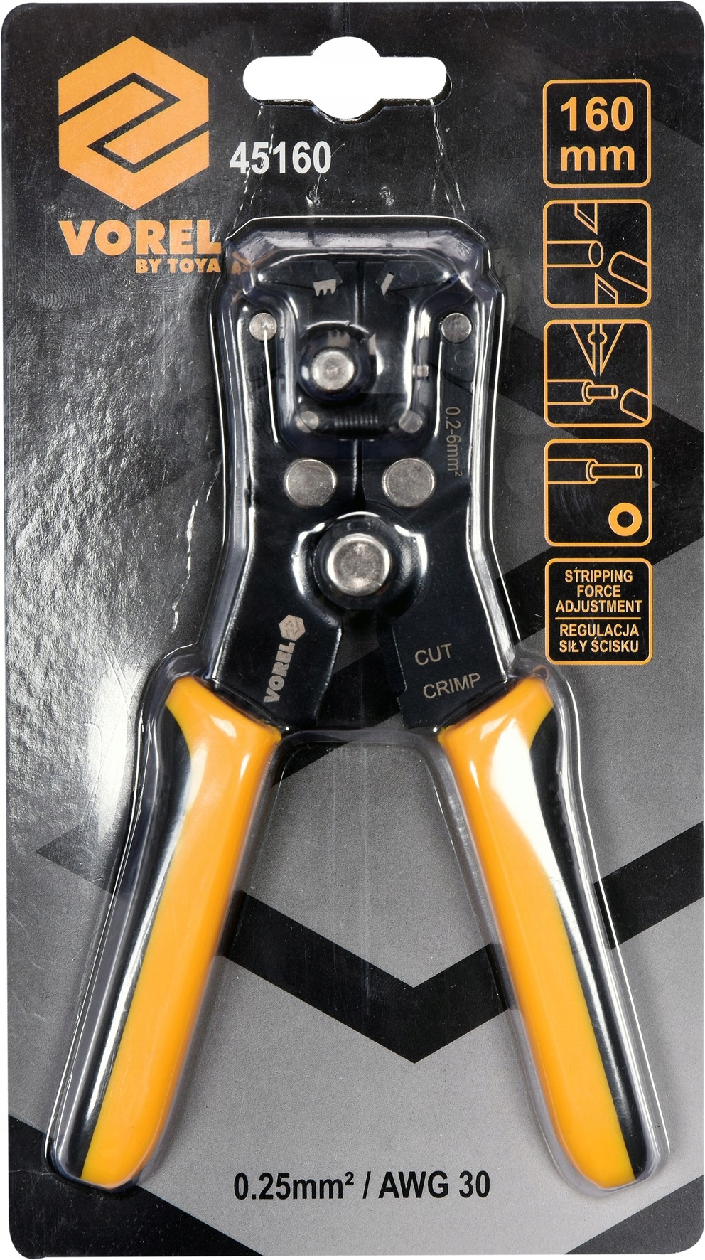 AUTOMATYCZNY ŚCIĄGACZ IZOLACJI 160MM VOREL 45160 Marka Vorel