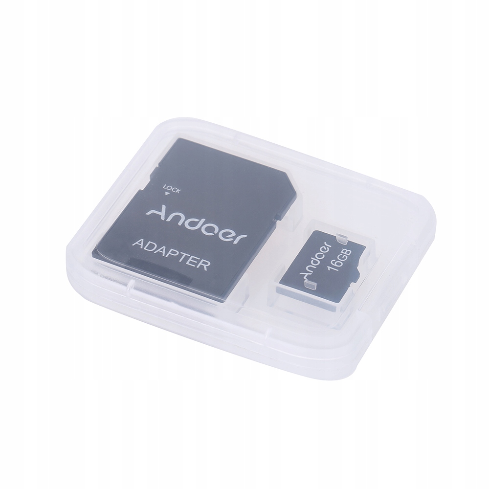 Andoer 16GB Class 10 Memory Card TF Card + TF