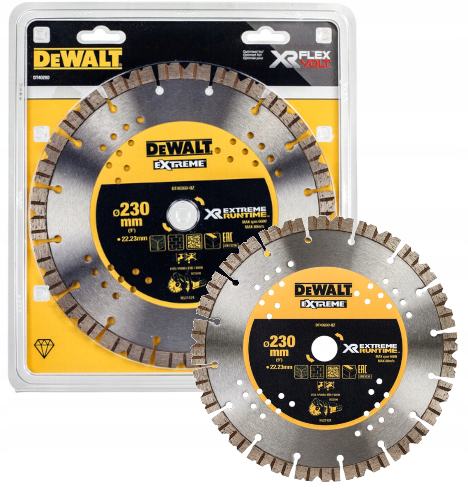 

Tarcza diamentowa do betonu 230mm DeWALT DT40260