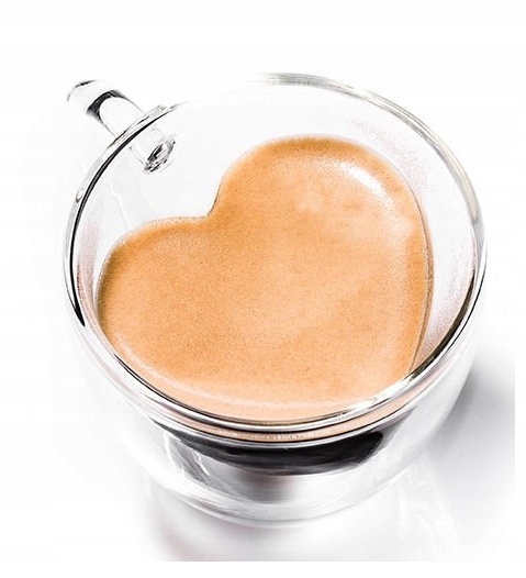 

Szklanka Serce Termiczna Z Uchem Kawy Cappuccino