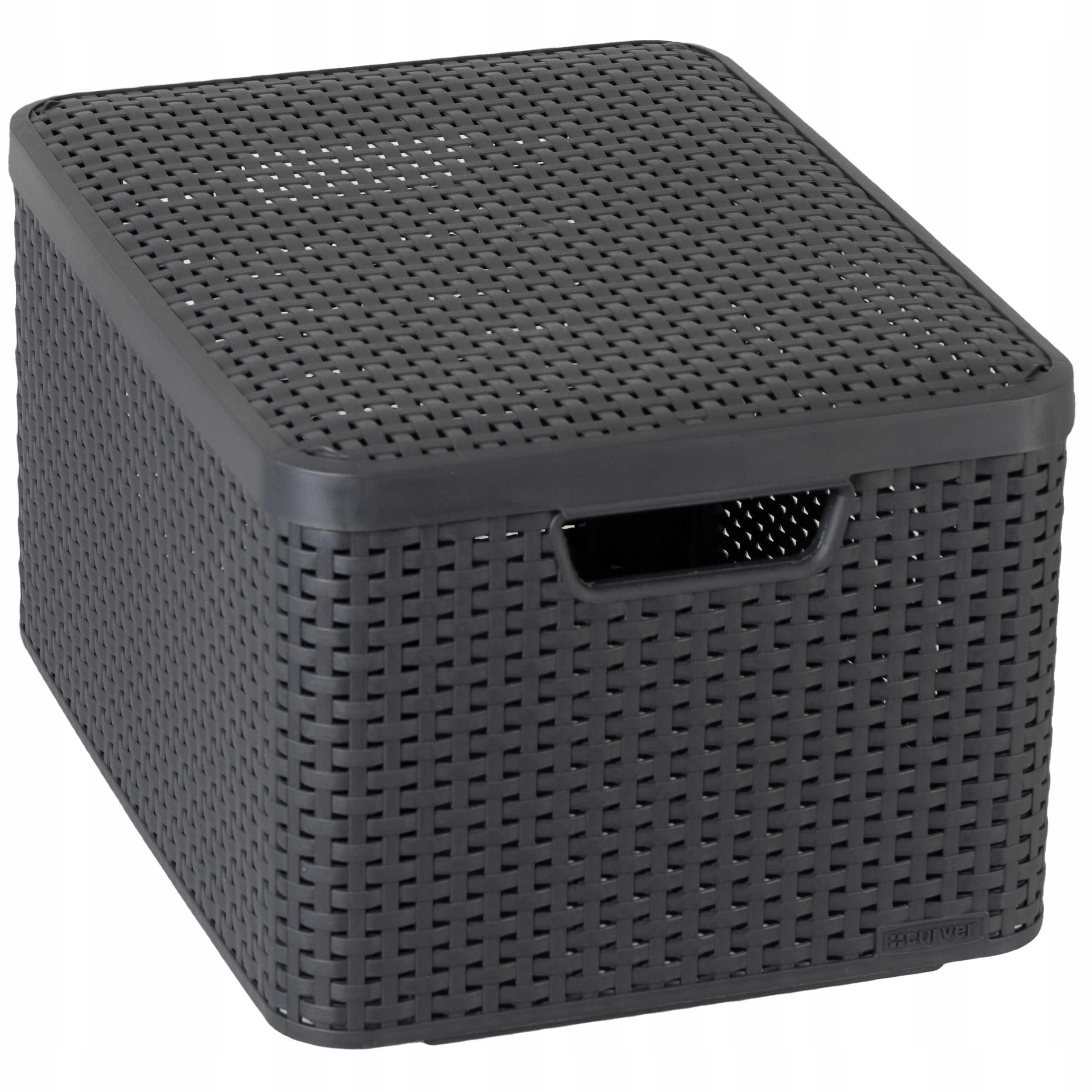

Pudełko Koszyk Rattan Pojemnik Pokrywa Curver 30L
