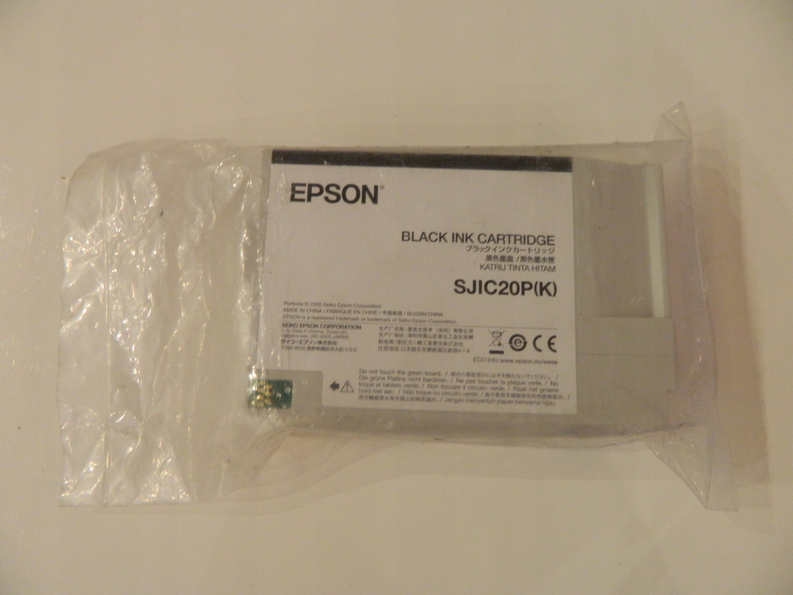Tusz Epson SJIC20P(K) Black Originál