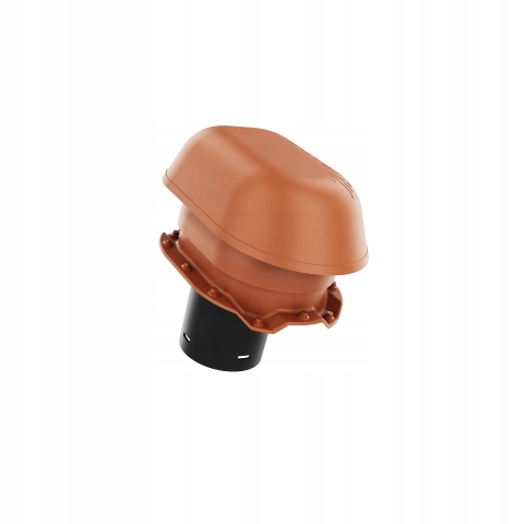 Sanitární Větrací Přístroj Fi 125 Pro Trapézové Plechy T14 Ral 8004 Cihlový