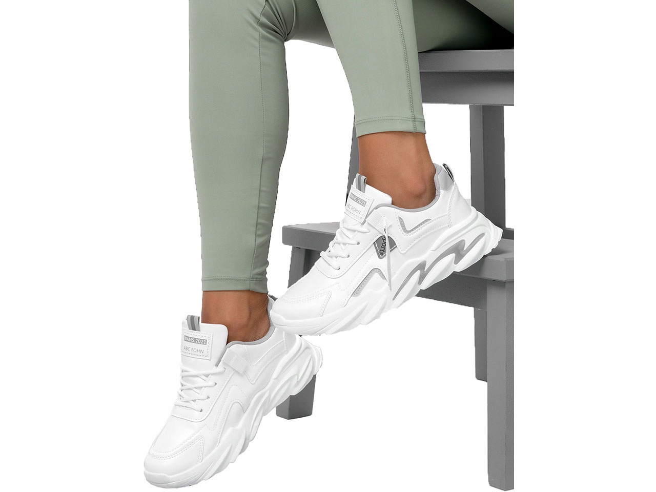 

Sneakersy Na Platformie Buty Sportowe Lekkie r 36