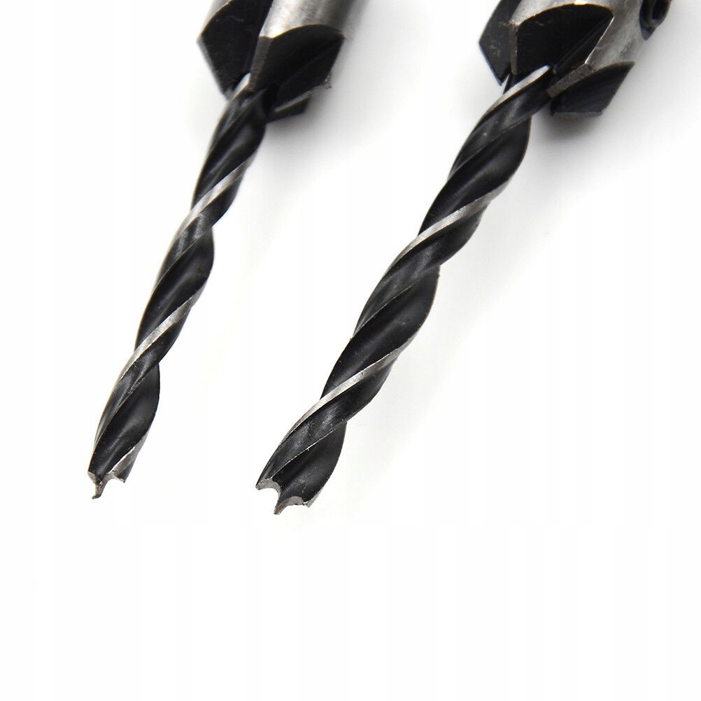 WIERTŁA DO DREWNA Z POGŁĘBIACZEM REGULOWANE 3-6 mm Typ mocowania walcowy