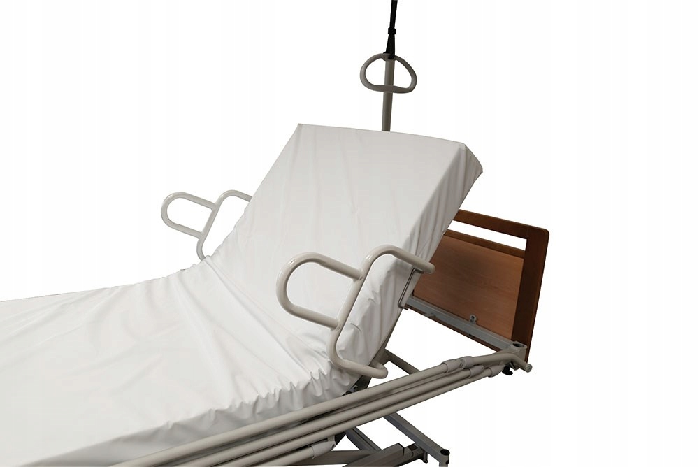 Barierka Dwustronna Do Łóżka Szara 430920 Max 160 Kg, 94-140 CM