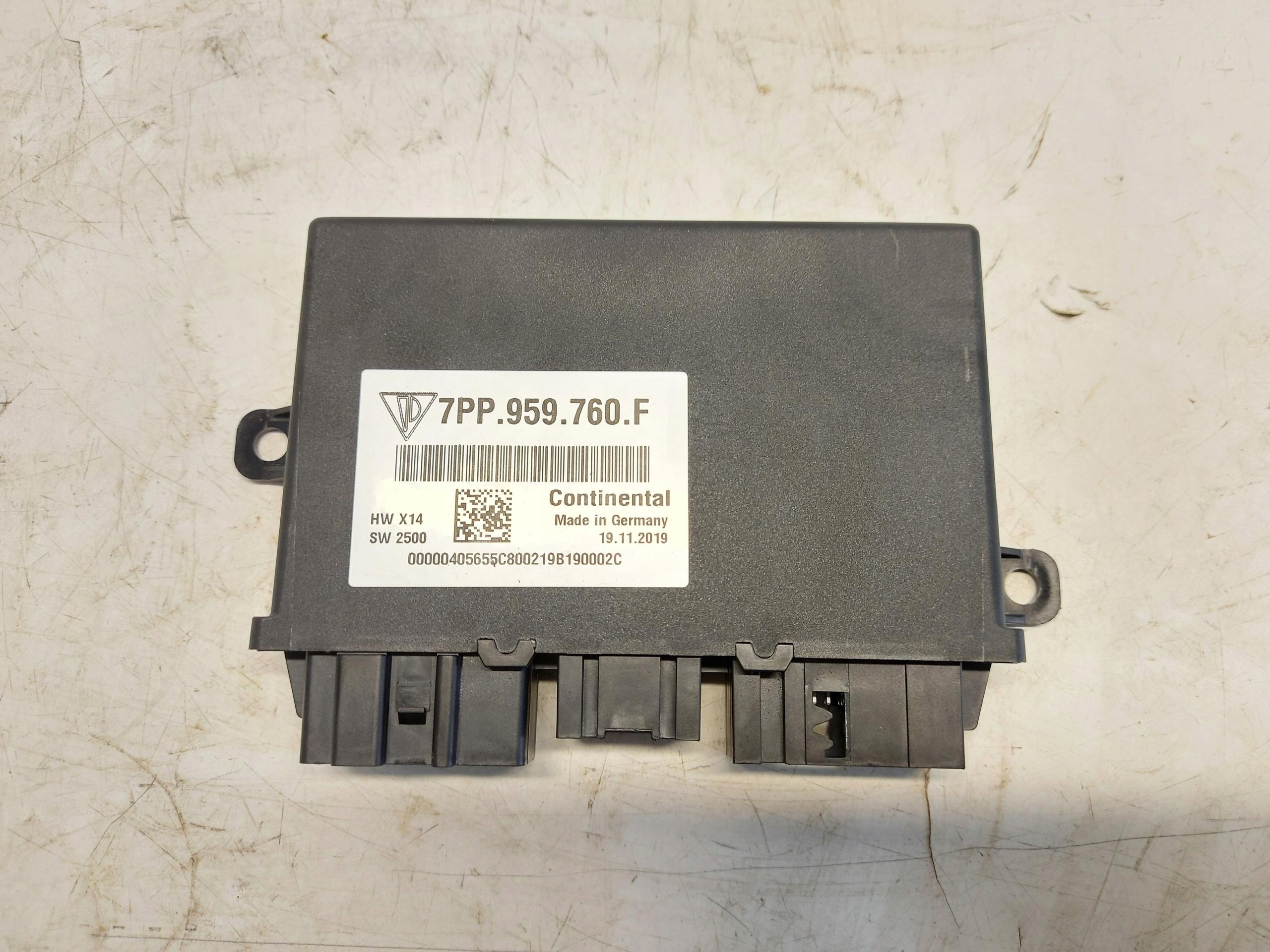 Porsche Macan Turbo II LIFT control unit module seat oryg 7pp959760f