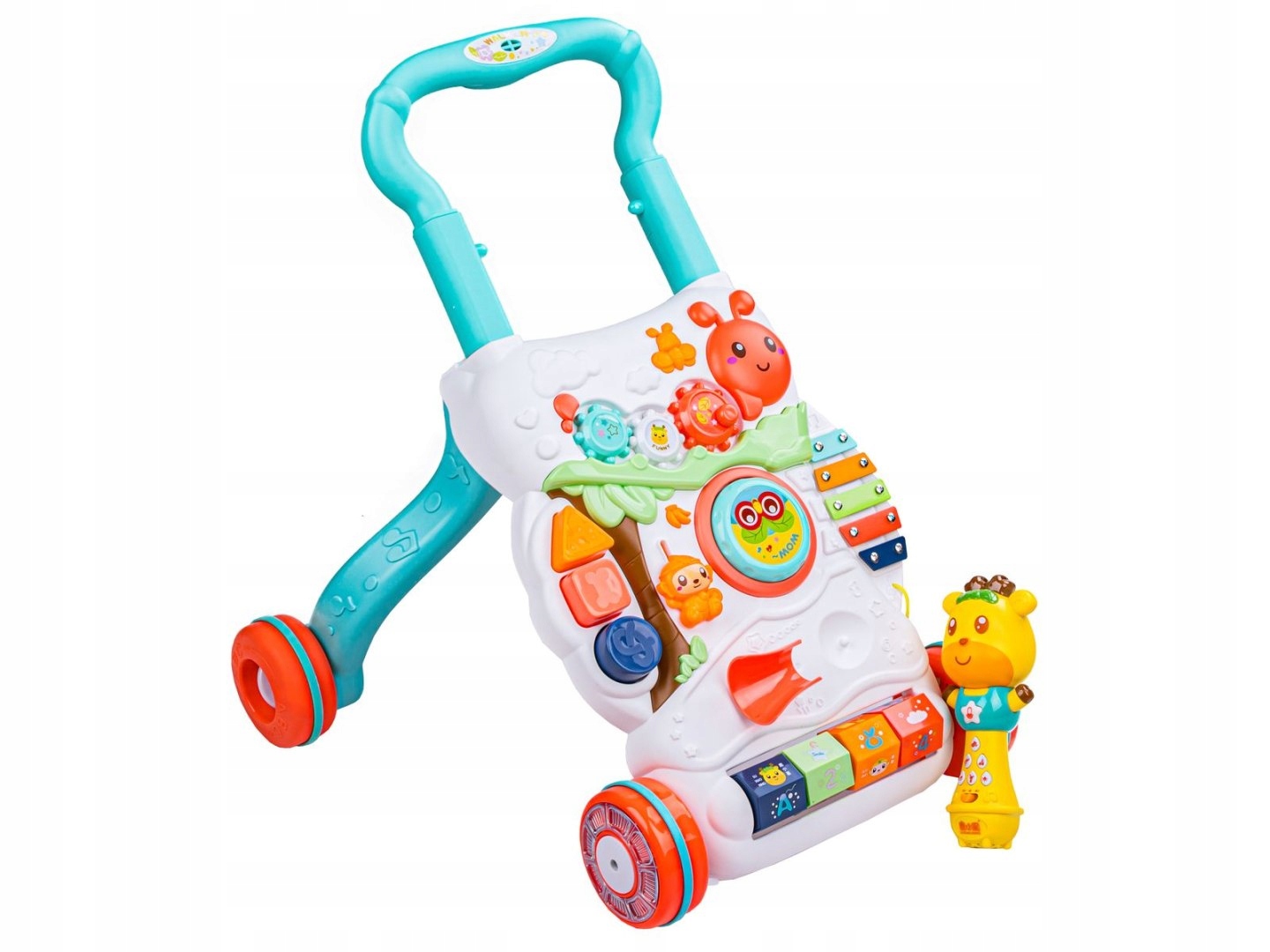 Edukacyjny Chodzik Jeździk Muzyczny, Pchacz Kod producenta A2018-7