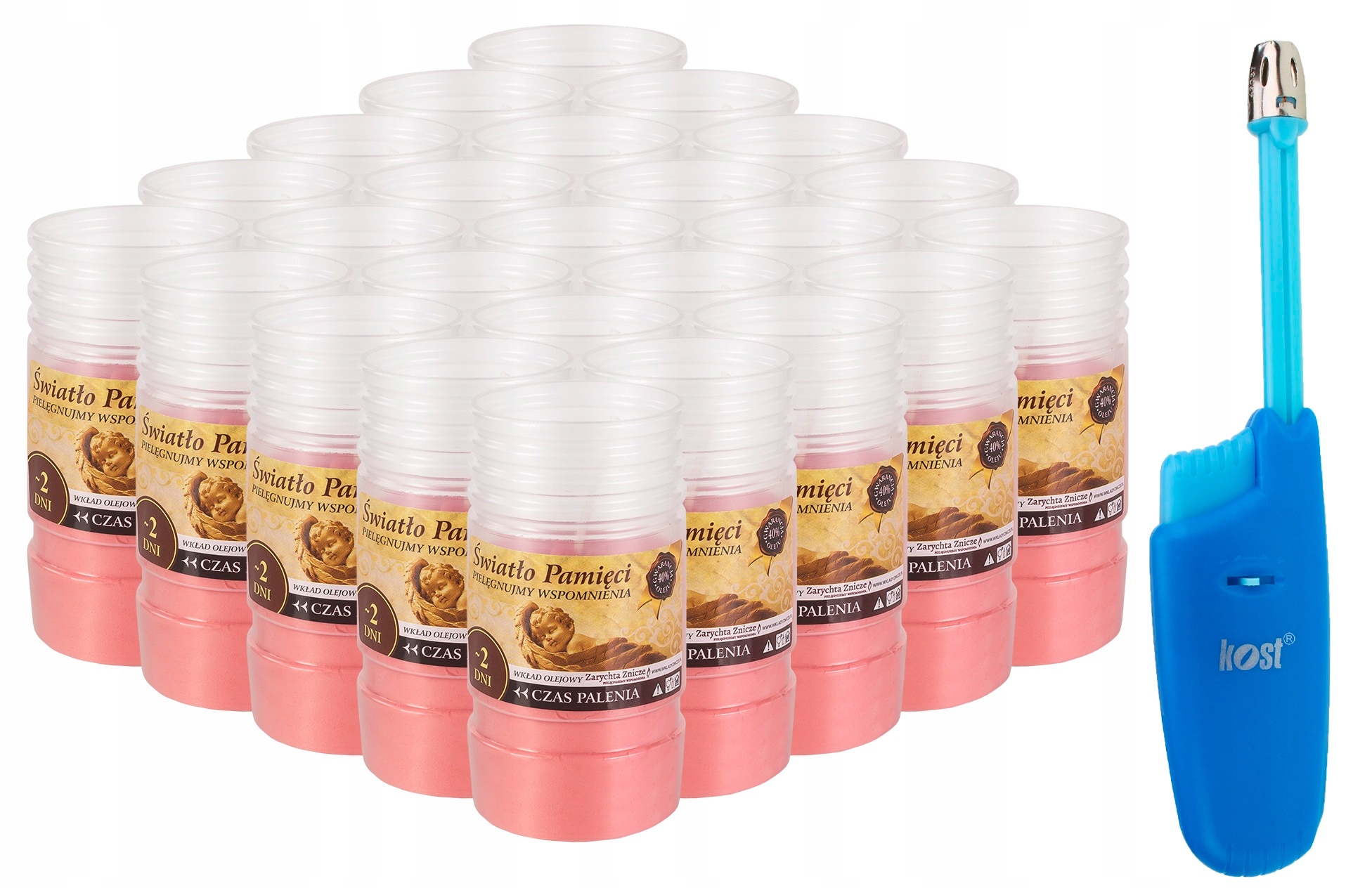 

Wkłady do zniczy olejowe K1 2 dni 48h 11 cm