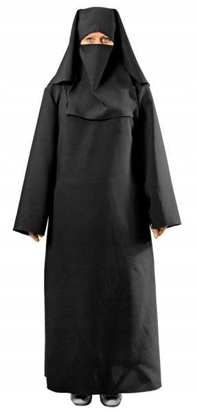 STRÓJ ARABKA CZARNY CZADOR BURKA