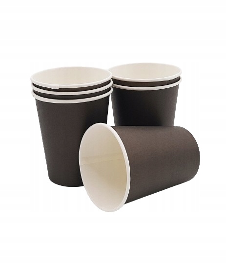 ZESTAW CZARNY TALERZYKI + KUBECZKI + SŁOMKI Marka inna marka