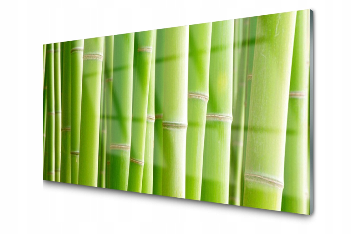 

Panel szklany dekor bambus Kwiat 140x70 + Klej