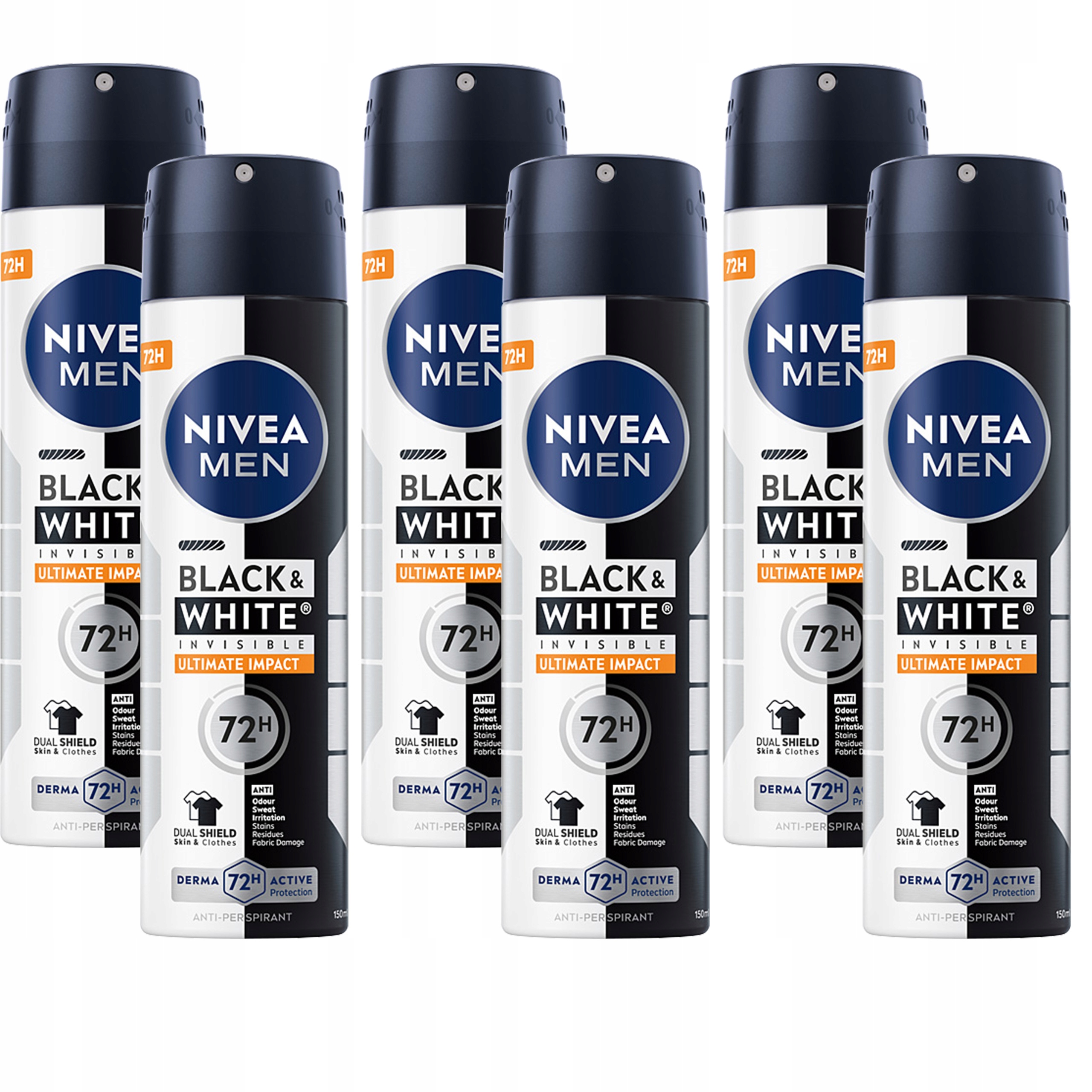 Nivea Antiperspirant Men Ultimate 6*150 Ml