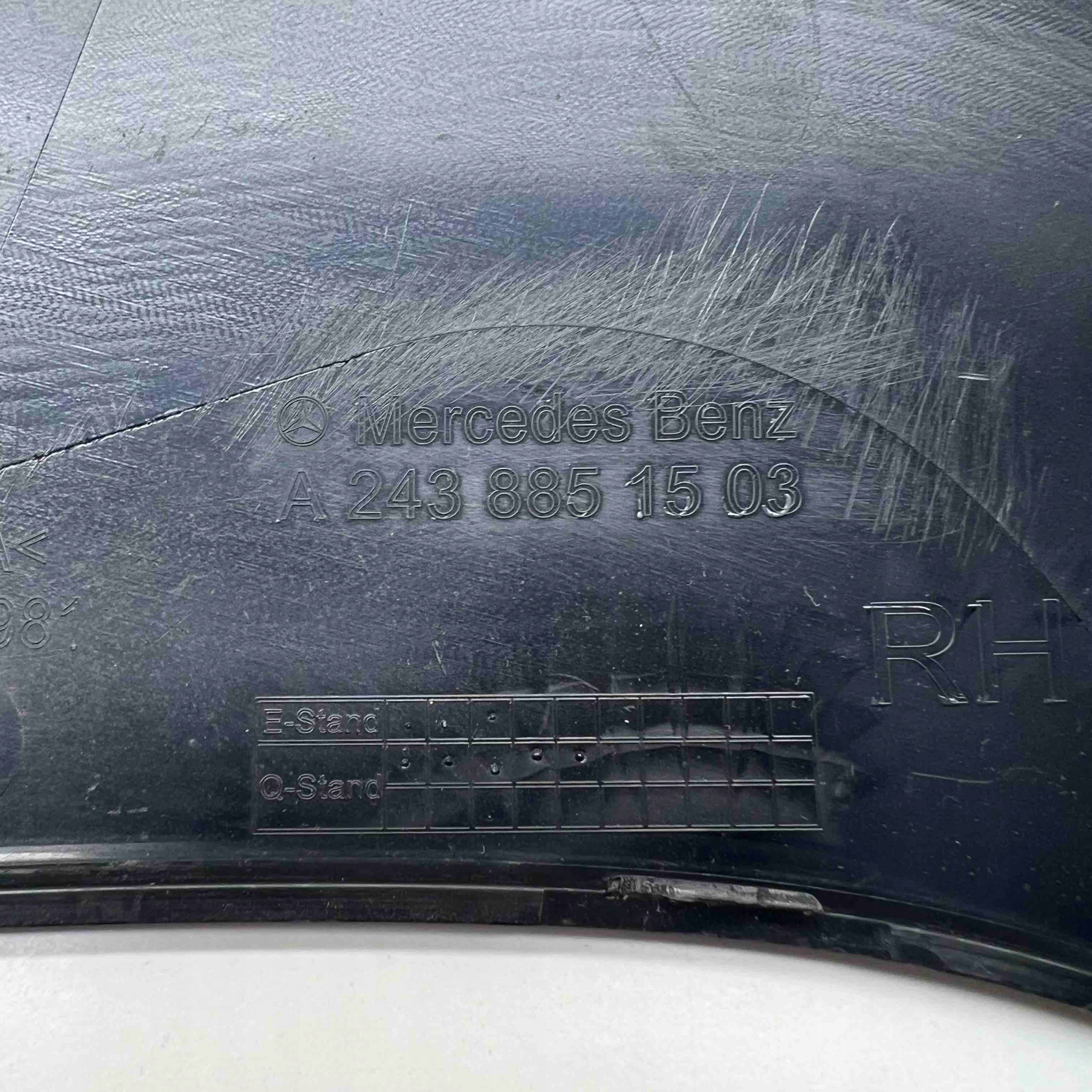 MERCEDES-BENZ EQA H243 front bumper right A2438851503