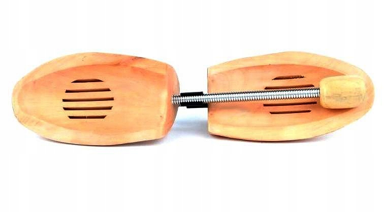 KOPYTO WENTYLUJĄCE SPRĘŻYNOWE DREWNIANE PRAWIDŁA DO ROZCIĄGANIA BUTÓW 38/39 Materiał drewno