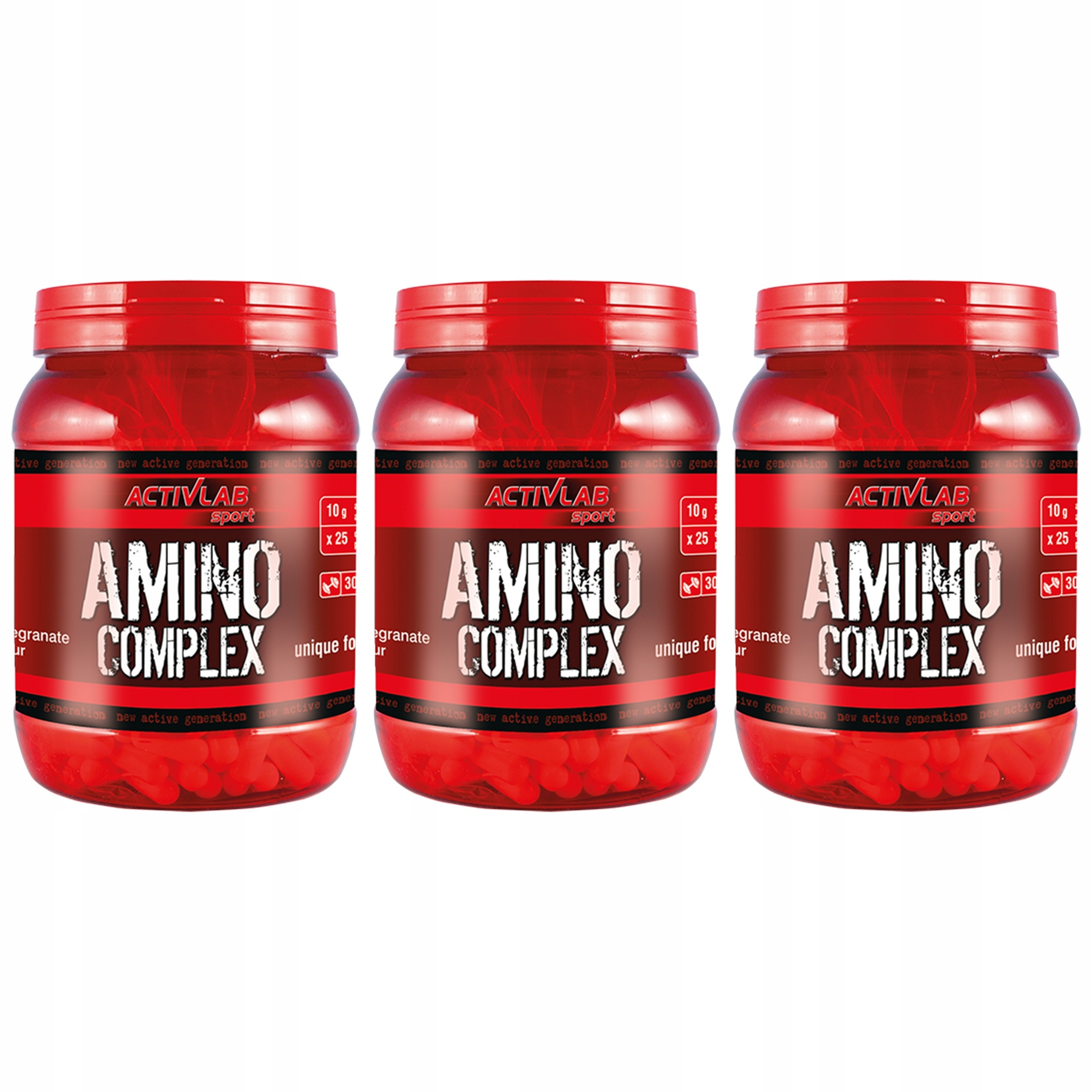 3x Amino Complex 300t Aminokyseliny Bcaa Eaa Hydrolyzát