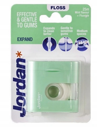 

Jordan Floss Expand nić dentystyczna z fluorem, 25
