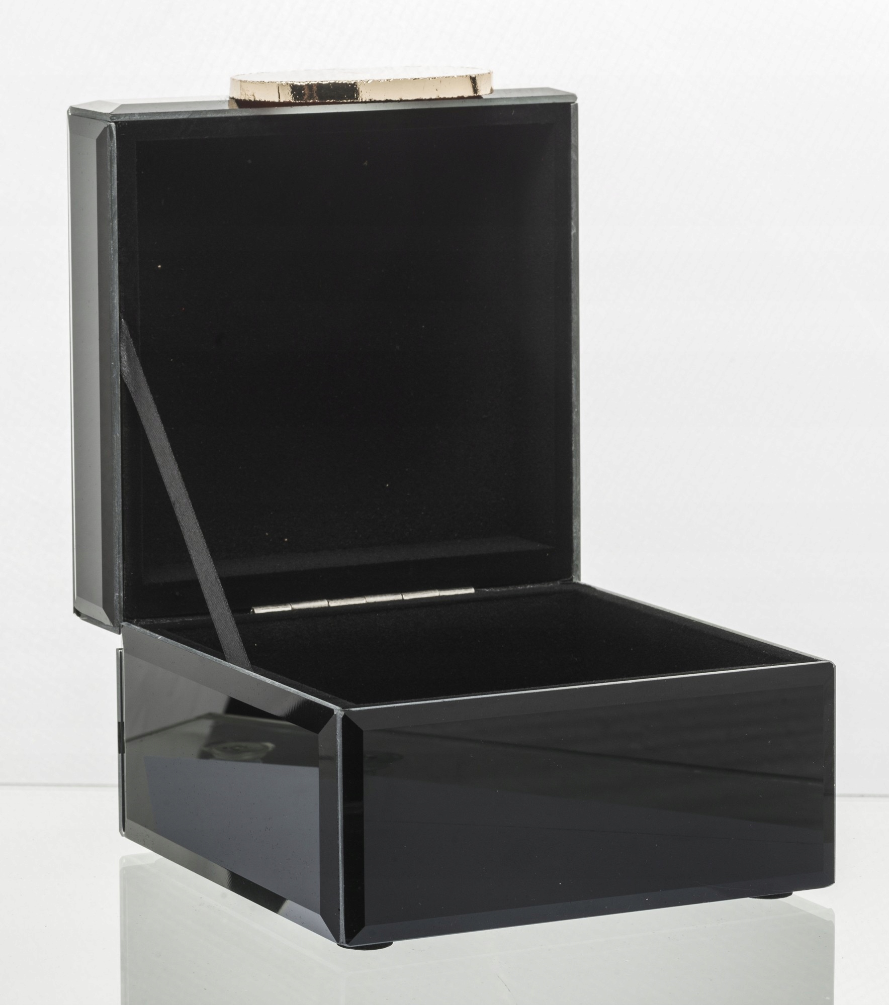 SZKLANA SZKATUŁKA ORGANIZER NA BIŻUTERIĘ Szerokość produktu 20 cm