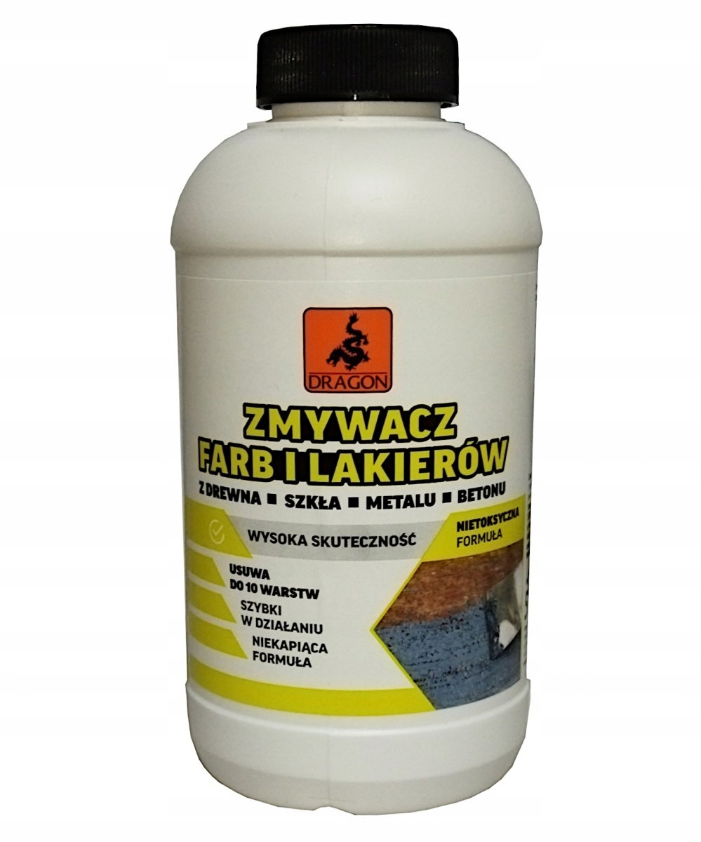 

Zmywacz Starych Farb-y Lakierów Powłok żel 0,5L