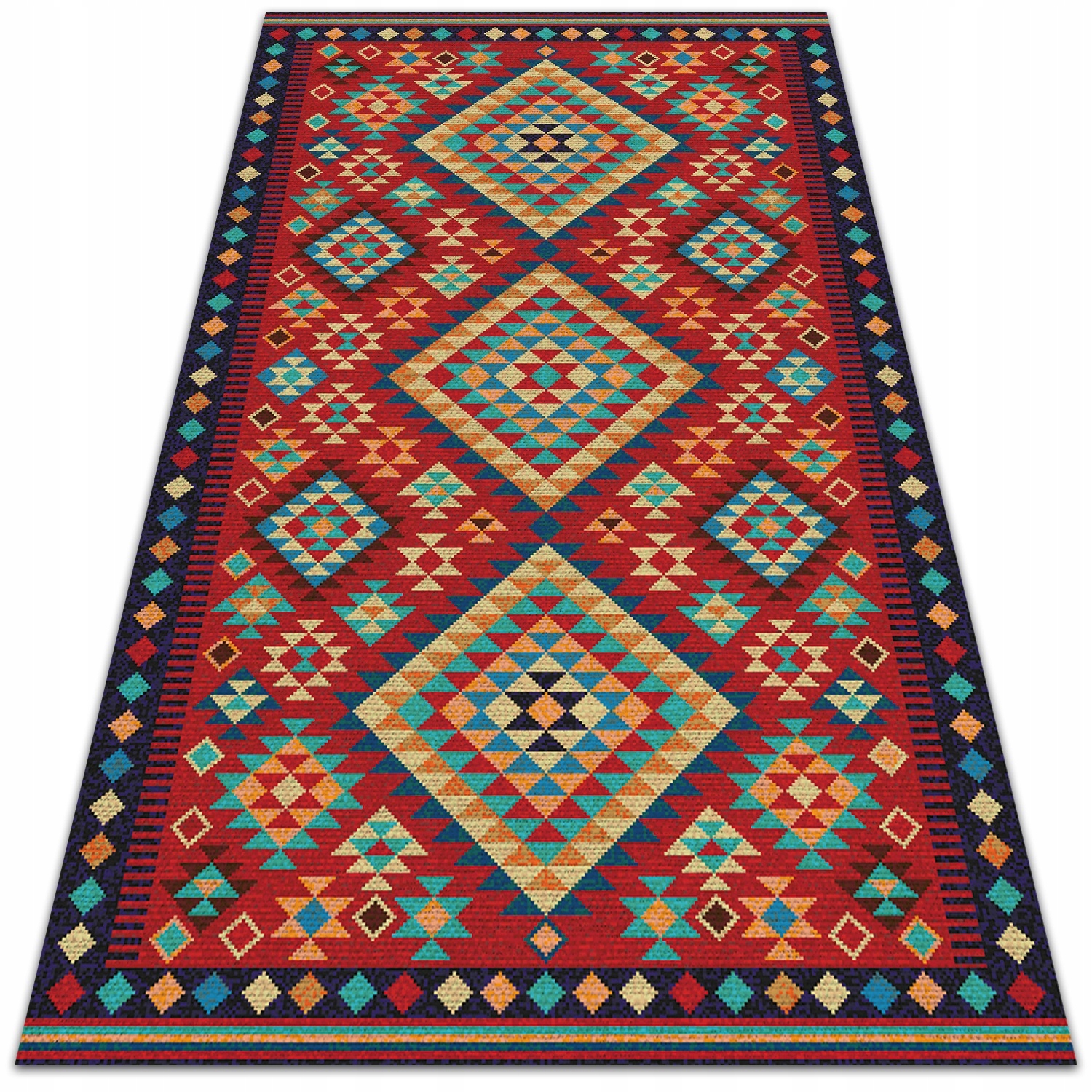 

Mata balkonowa Kolorowe trójkąty retro 120x180 cm